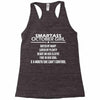 Smartass October Girl Racerback Tank