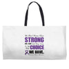 we don't know how strong we are until being strong is the only choice Weekender Totes