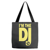 im a dj graphic tee mens Tote Bags
