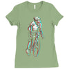 ride in 3d Ladies Fitted T-Shirt
