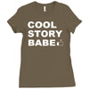 cool story bro Ladies Fitted T-Shirt