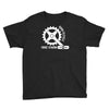 born to cycle forced to work Youth Tee