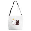 purr evil Adjustable Strap Totes