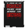 please drag across the finish line iPad 3 and 4 Case