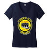 strike first, strike hard, no mercy Women's V-Neck T-Shirt