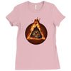 the all seeing eye Ladies Fitted T-Shirt
