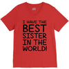 sister joke V-Neck Tee