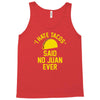 i hate tacos said no juan funny Tank Top