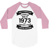 Premium Vintage 1973 3/4 Sleeve Shirt