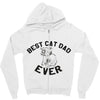 best cat dad ever Zipper Hoodie