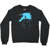 water planet global warming world ocean banksy nature graphic Crewneck Sweatshirt