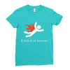 i tred at home Ladies Fitted T-Shirt