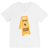 the floor is lava V-Neck Tee