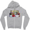 the big bang theory simpsons, ideal gift or birthday present funny Zipper Hoodie