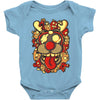 deer and monster Baby Bodysuit