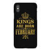 kings are born in february iPhoneX
