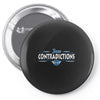 contradictions Pin-back button