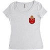 christmas cookie pocket Women's Triblend Scoop T-shirt