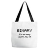 binary Tote Bags