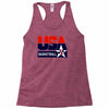 usa basketball logo Racerback Tank