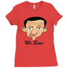 mr bean Ladies Fitted T-Shirt