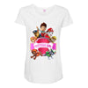 paw patrol birthday girl Maternity Scoop Neck T-shirt