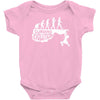 climbing evolution Baby Onesie