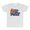 this girl loves pizza All Over Men's T-shirt
