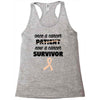 Once a Cancer Patient Now a Cancer Survivor Racerback Tank