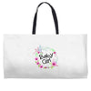 floral baby girl Weekender Totes