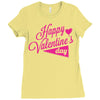happy valentine's day Ladies Fitted T-Shirt