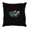 nasty woman vs trump Throw Pillow
