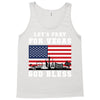 Lets Pray For Vegas, God Bless Tank Top