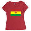 ghana international support your country  sport flag Women's Triblend Scoop T-shirt