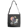 reaper's pizza Adjustable Strap Totes
