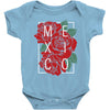 mexico with roses Baby Bodysuit
