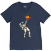 astronaut basketball planet V-Neck Tee