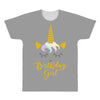 birthday unicorn girl All Over Men's T-shirt
