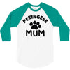 pekingese mum 3/4 Sleeve Shirt