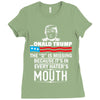 Donald trump The D Is Missing Ladies Fitted T-Shirt