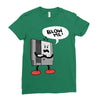 blow me Ladies Fitted T-Shirt