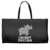 chubby unicorn rhino Weekender Totes