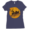 down rowdy the dog Ladies Fitted T-Shirt
