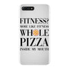 fitness  more like fitness whole pizza inside my mouth iPhone 7 Plus Case