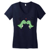 t rex problems Women's V-Neck T-Shirt