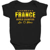 World Champion France 2018 Les Blues Baby Bodysuit