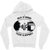 old school tech support Zipper Hoodie