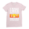 funny i make cider disappear, ideal gift or birthday present. Ladies Fitted T-Shirt