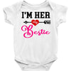 i'm her bestie Baby Bodysuit