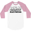 worlds okayest electrician 3/4 Sleeve Shirt